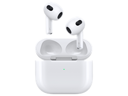 نمایش جزئیات برای هدفون بی سیم اپل مدل AirPods 3 همراه با محفظه شارژ تصویر هدفون بی سیم اپل مدل AirPods 3 همراه با محفظه شارژ