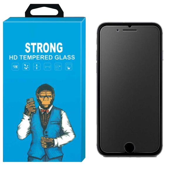 تصویر محافظ صفحه نمایش شیشه ای مات تمپرد مدل Strong مناسب برای گوشی اپل آیفون 7/8